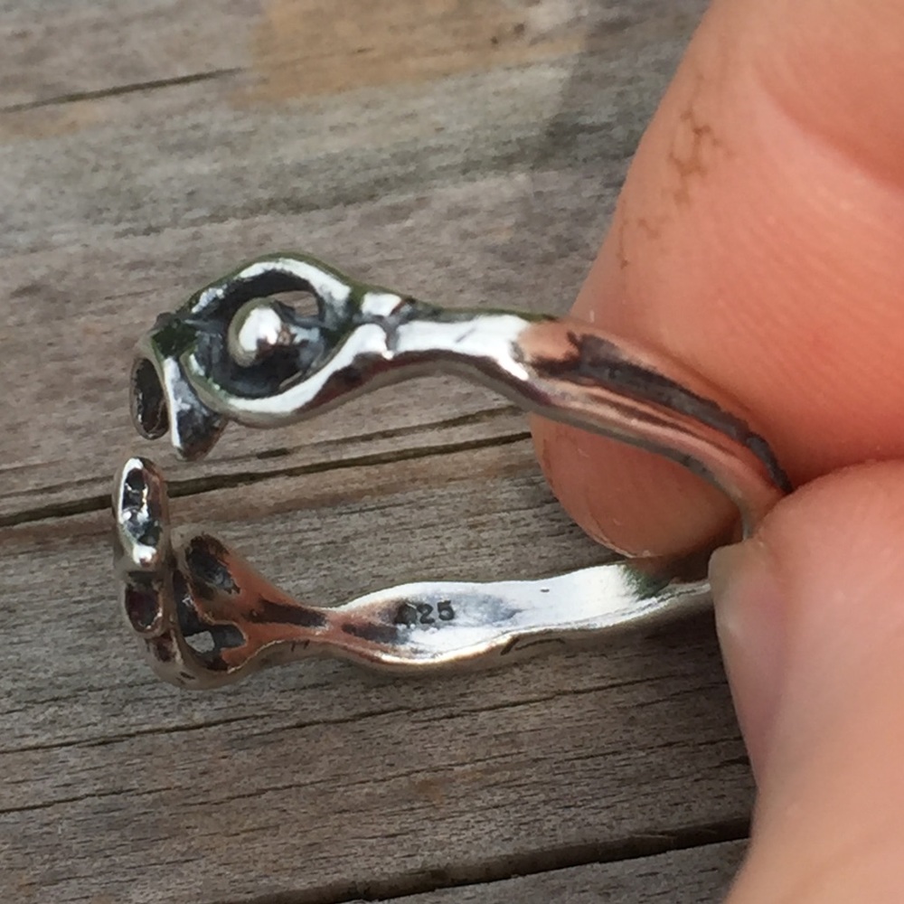 Moon Dancer Ring .925 Sterling Silver Adjustable 5 - 6.5 made in USA - Picture 7 of 15